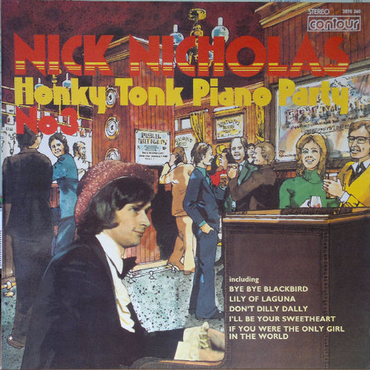 Nick Nicholas - Honky Tonk Piano Party No.3 - Used Vinyl Record