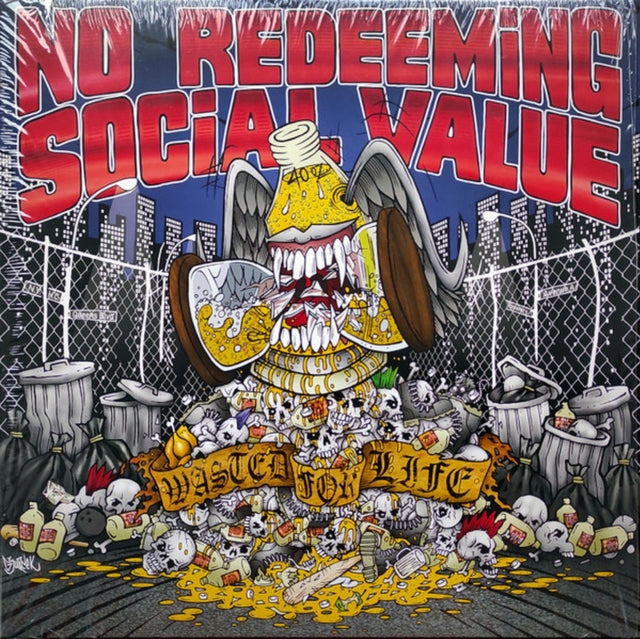 NO REDEEMING SOCIAL - WASTED FOR LIFE PICTURE DISC - Vinyl Record