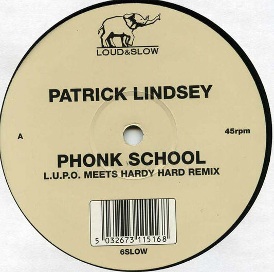 Patrick Lindsey - Phonk School - Used Vinyl Record 12"