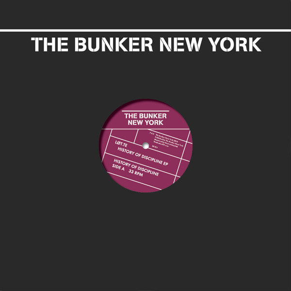 Lot.te - History of Discipline - New Vinyl Record 12"