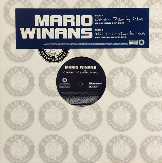 Mario Winans - Never Really Was / This Is The Thanks I Get - Used Vinyl