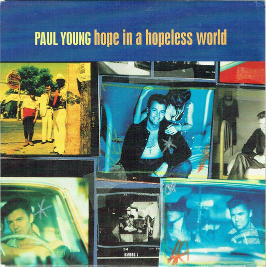Paul Young - Hope In A Hopeless World - Used Vinyl Record 7"