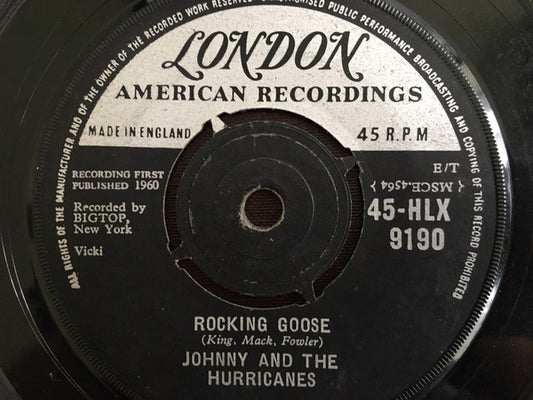 Johnny And The Hurri - Rocking Goose - Used Vinyl Record 7"