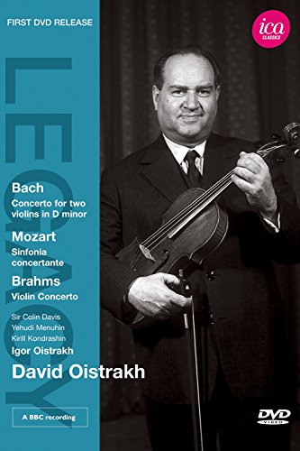 DAVID OISTRAKH - BACH CONCERTO FOR 2 VIOLINS - - New DVD