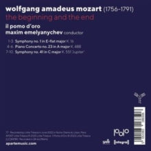 Il Pomo d'Oro, Maxim Emelyanychev - Mozart: The Beginning & The End -