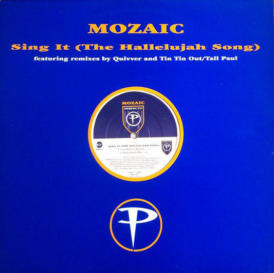 Mozaic - Sing It (The Hallelujah Song) - Used Vinyl Record 12"