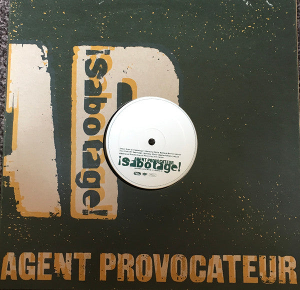 Agent Provocateur - Sabotage! - Used Vinyl Record 12"