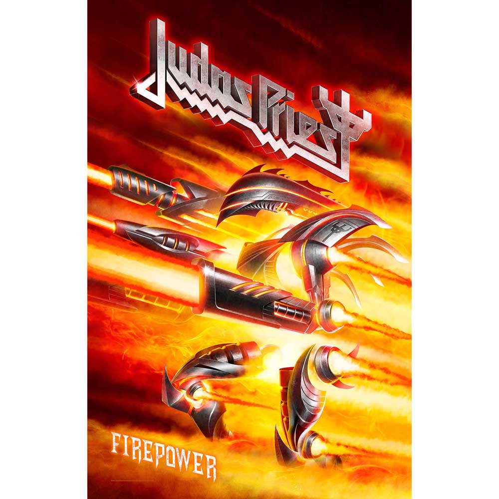 Judas Priest - Textile Poster: Firepower - Art Posters