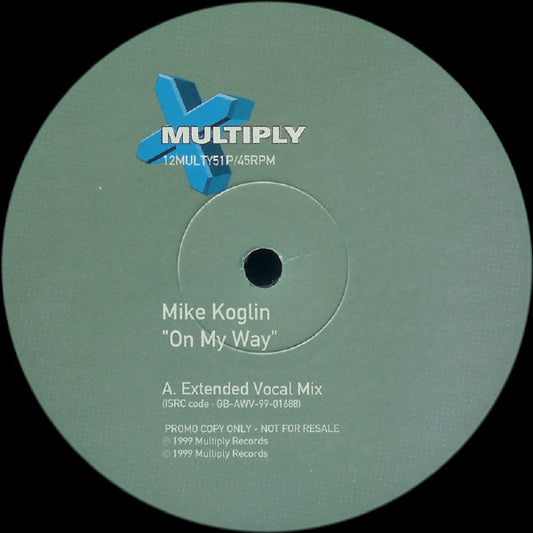 Mike Koglin - On My Way - Used Vinyl Record 12"