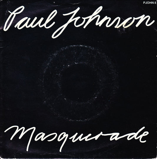Paul Johnson - Masquerade - Used Vinyl Record 7"