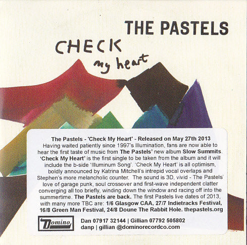 The Pastels - Check My Heart - Used CD