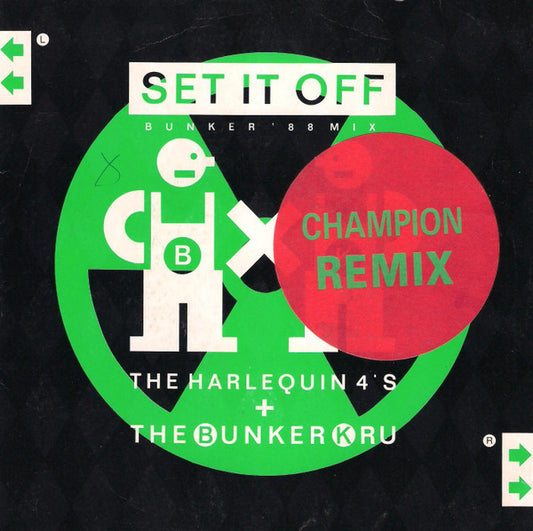 Harlequin Four's - Set It Off (Bunker '88 Mix) - Used Vinyl Record 7"