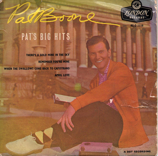 Pat Boone - Pat's Big Hits - Used Vinyl Record 7"