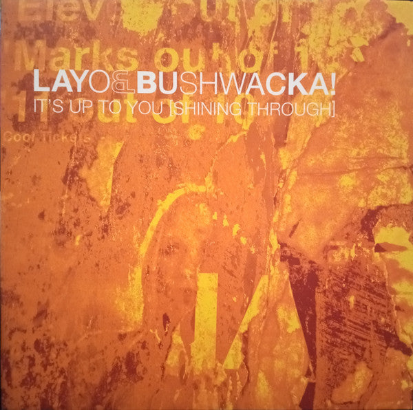 Layo & Bushwacka! - It's Up To You [Shining Through] - Used Vinyl Recor