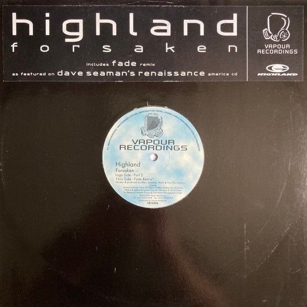 Highland - Forsaken - Used Vinyl Record 12"