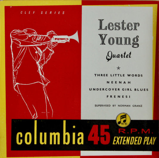 Lester Young Quartet - Lester Young Quartet - Used Vinyl Record 7"