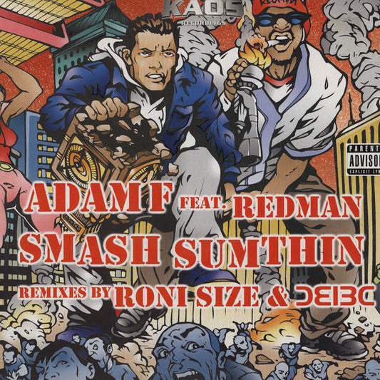 Adam F - Smash Sumthin (Remixes) - Used Vinyl Record 12"