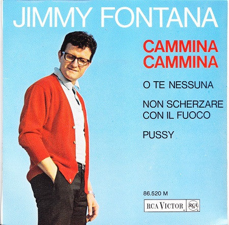 Jimmy Fontana - Cammina Cammina - Used Vinyl Record 7"