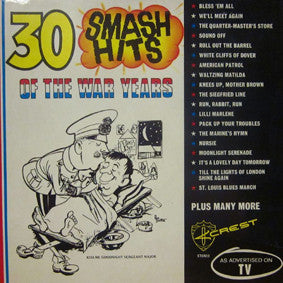 R.A.A.F. Central Ban - 30 Smash Hits Of The War Years - Used Vinyl Re