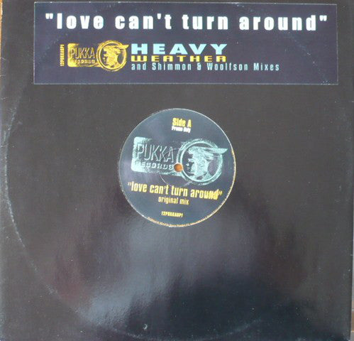 Heavy Weather - Love Can't Turn Around - Used Vinyl Record 12"