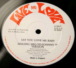 Singing Melody - Say You Love Me Baby / In The Ghetto - Used Vinyl Re