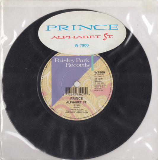 Prince - Alphabet St. - Used Vinyl Record 7"