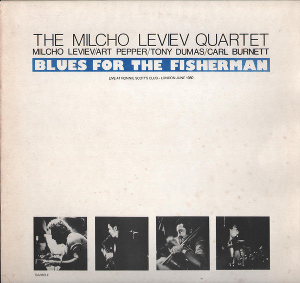 Milcho Leviev Quarte - Blues For The Fisherman - Used Vinyl Record