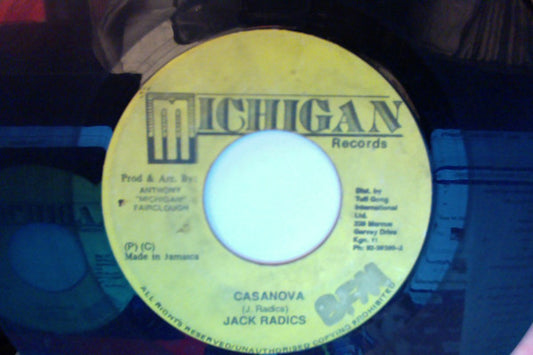 Jack Radics - Casanova - Used Vinyl Record 7"