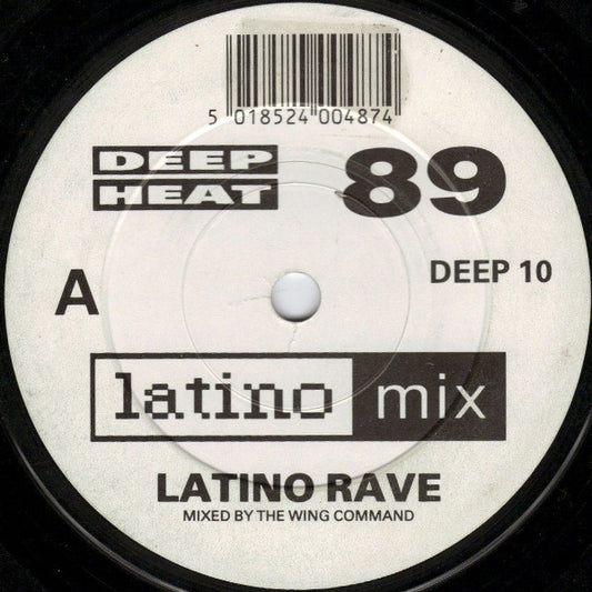 Latino Rave - Deep Heat '89 - Used Vinyl Record 7"