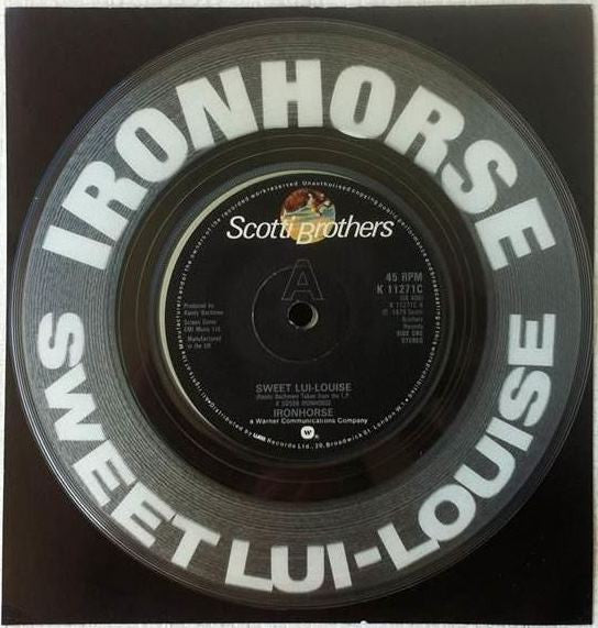 Ironhorse - Sweet Lui-Louise - Used Vinyl Record 7"
