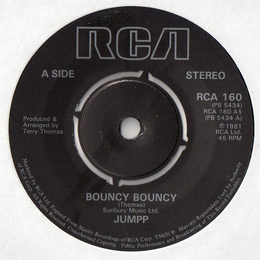 Jumpp - Bouncy Bouncy - Used Vinyl Record 7"
