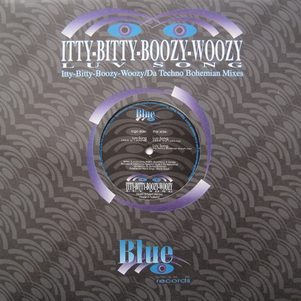 Itty Bitty Boozy Woo - Luv Song - Used Vinyl Record 12"