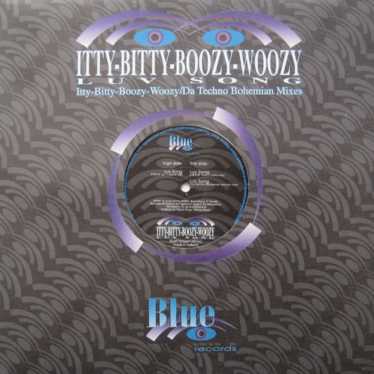 Itty Bitty Boozy Woo - Luv Song - Used Vinyl Record 12"