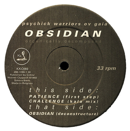 Psychick Warriors Ov - Obsidian (Organically Decomposed) - Used Vinyl R