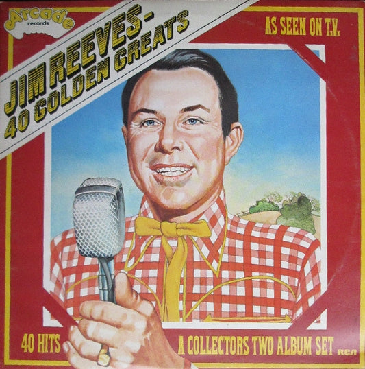 Jim Reeves - 40 Golden Greats - Used Vinyl Record