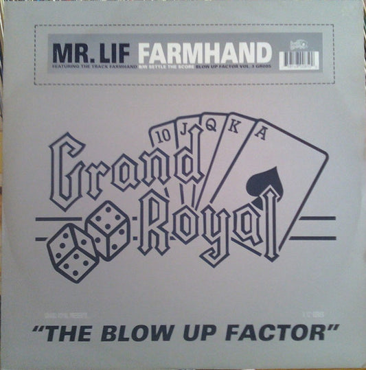 Mr. Lif - Farmhand - Used Vinyl Record 12"