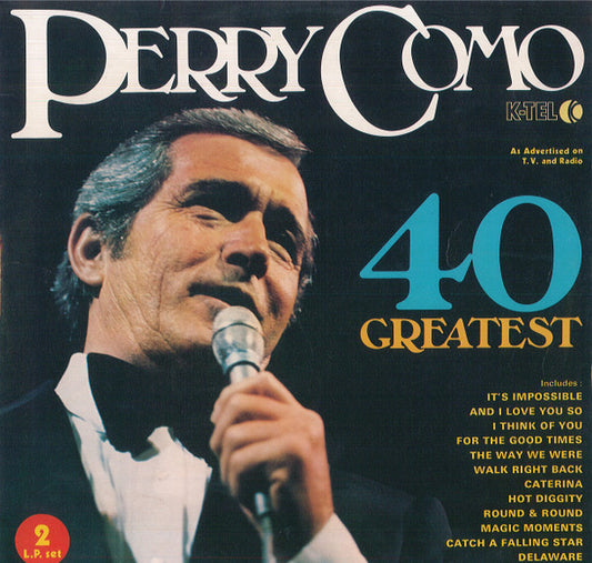 Perry Como - 40 Greatest - Used Vinyl Record