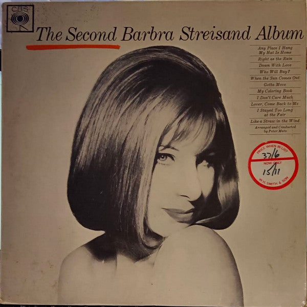 Barbra Streisand - Second  Album - Used Vinyl Record