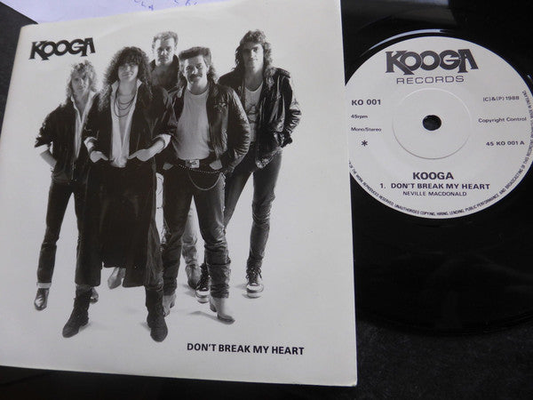 Kooga - Don't Break My Heart - Used Vinyl Record 7"