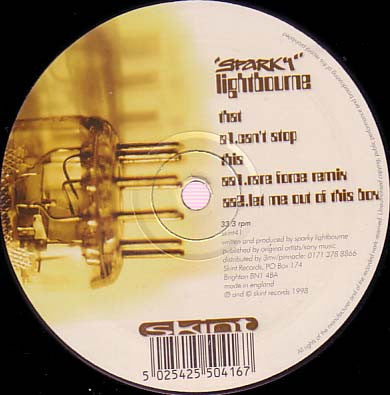 Sparky Lightbourne - Can't Stop - Used Vinyl Record 12"