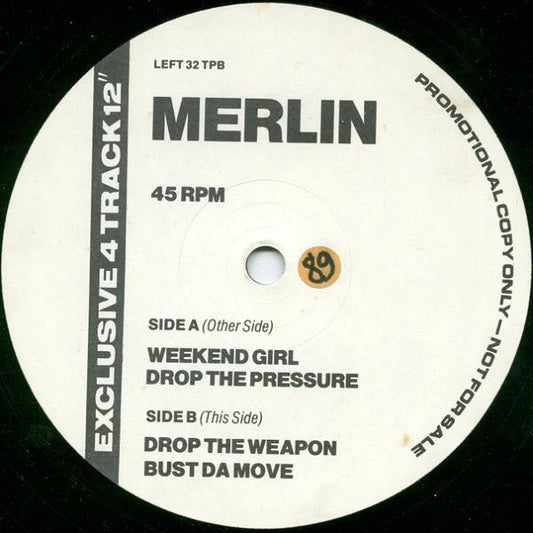 Merlin - Weekend Girl - Used Vinyl Record 12"