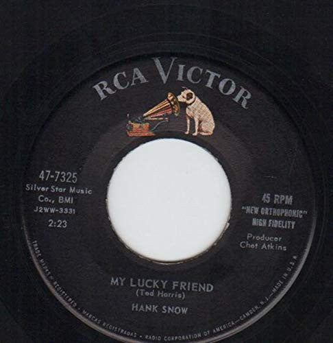 Hank Snow - My Lucky Friend / A Woman Captured Me - Used Vinyl Record 7