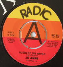 Jo Anne - Queen Of The World - Used Vinyl Record 7"