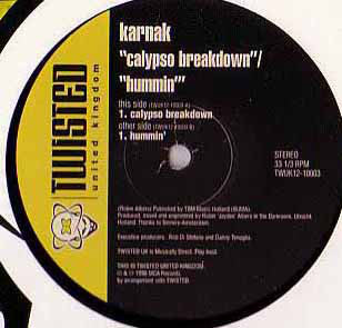 Karnak - Calypso Breakdown / Hummin' - Used Vinyl Record 12"