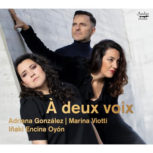 ADRIANA / MARIN GONZ - A DEUX VOIX - New CD