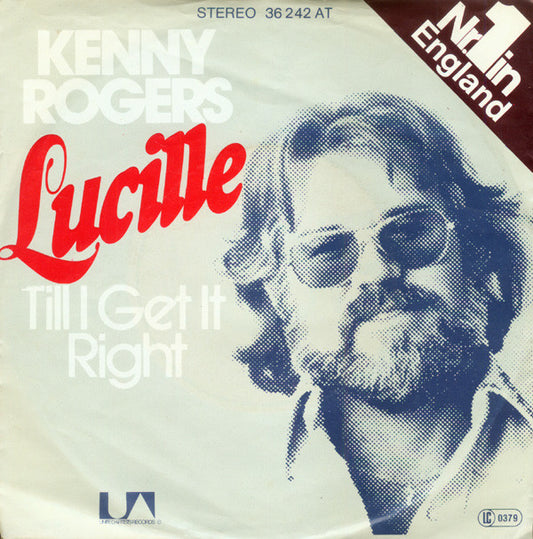 Kenny Rogers - Lucille - Used Vinyl Record 7"