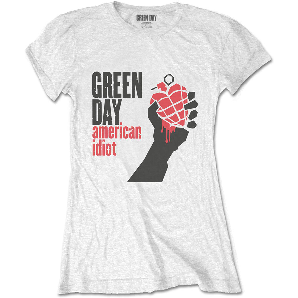Green Day - tshirt - Ladies - Short Sleeves - Small