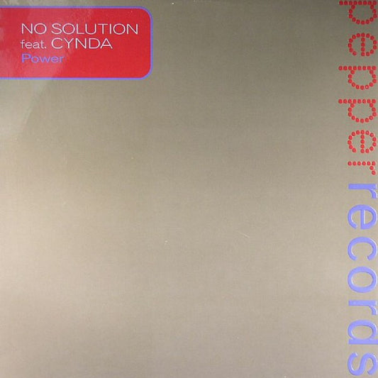No Solution - Power - Used Vinyl Record 12"