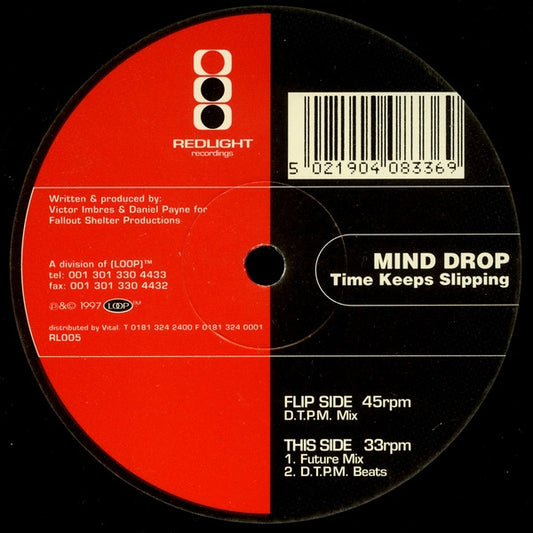 Mind Drop - Time Keeps Slipping - Used Vinyl Record 12"