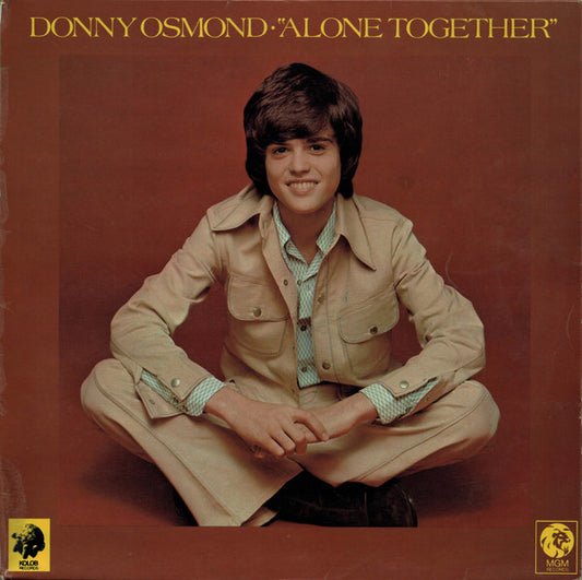 Donny Osmond - Alone Together - Used Vinyl Record